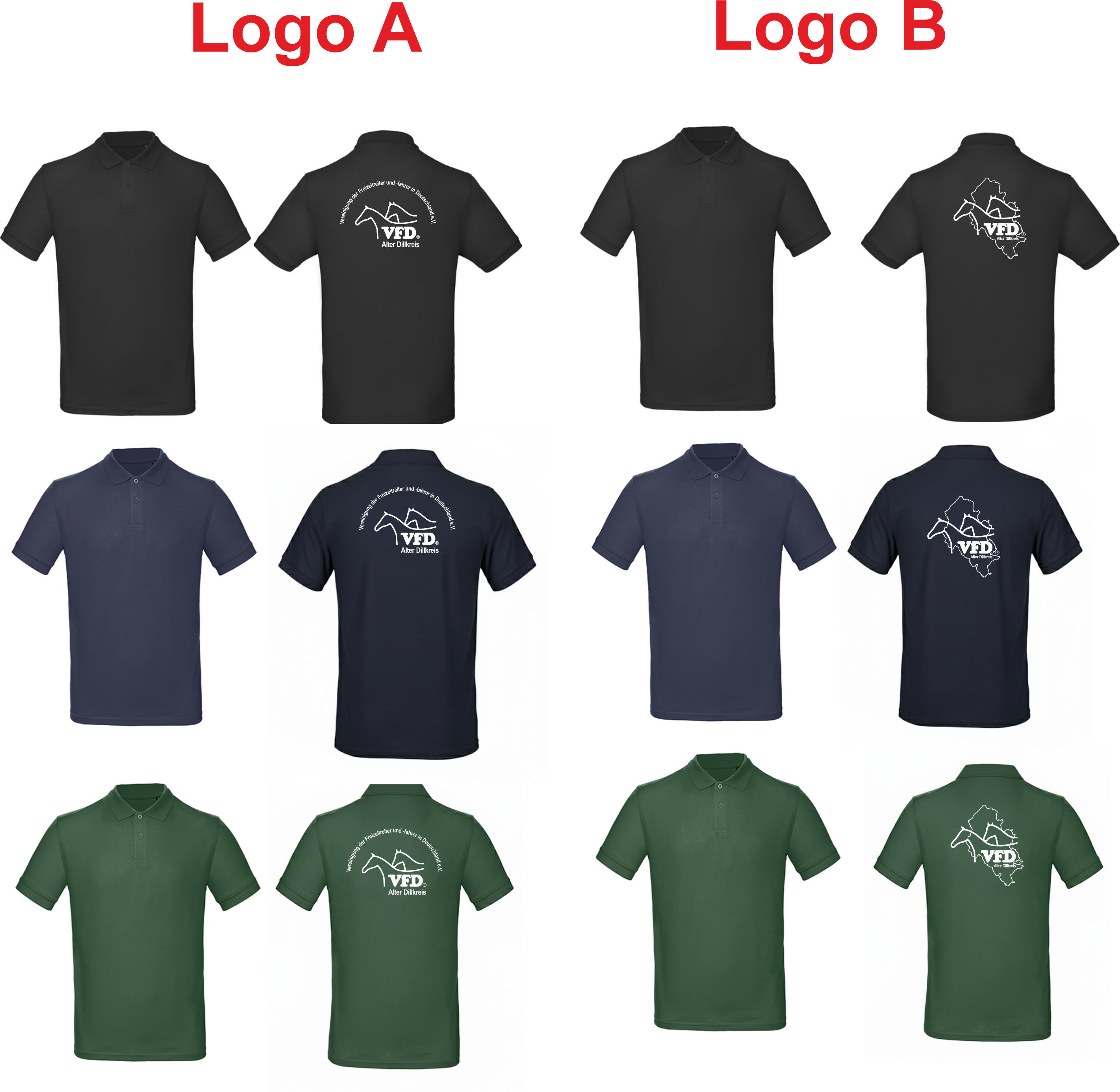 VFD Alter Dillkreis Polo Men Herren Polo-Hemd bedruckt mit einer Variante vom Logo 430BCPM