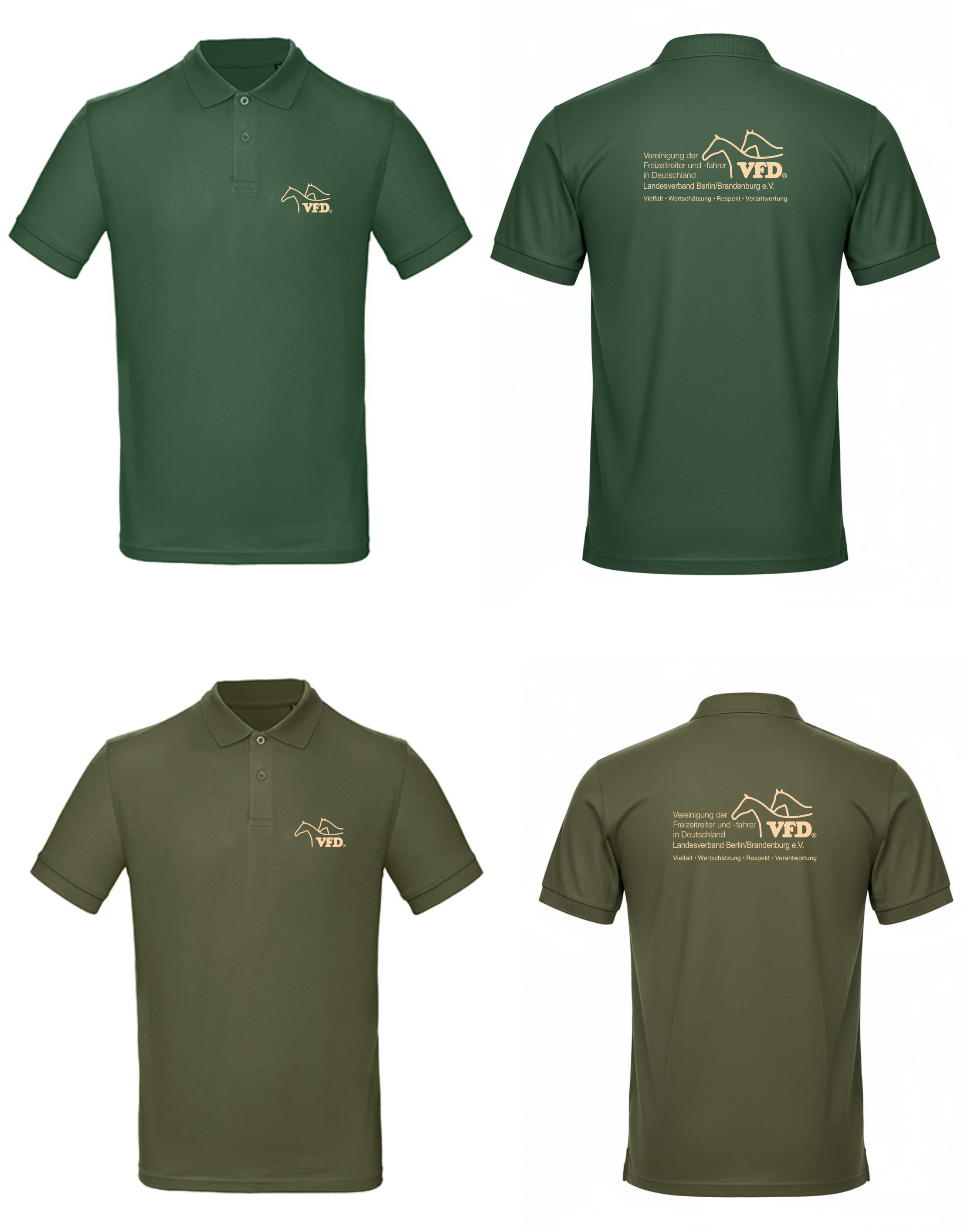 VFD e.V. LV BB Shop Men Polo-Hemd bedruckt  430BCPM