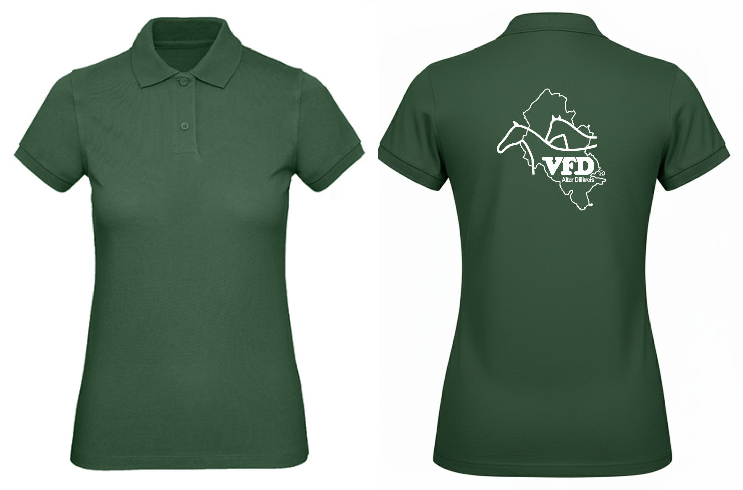 VFD Alter Dillkreis Polo Frauen Women Polo-Hemd bedruckt mit einer Variante vom Logo 440BCPW