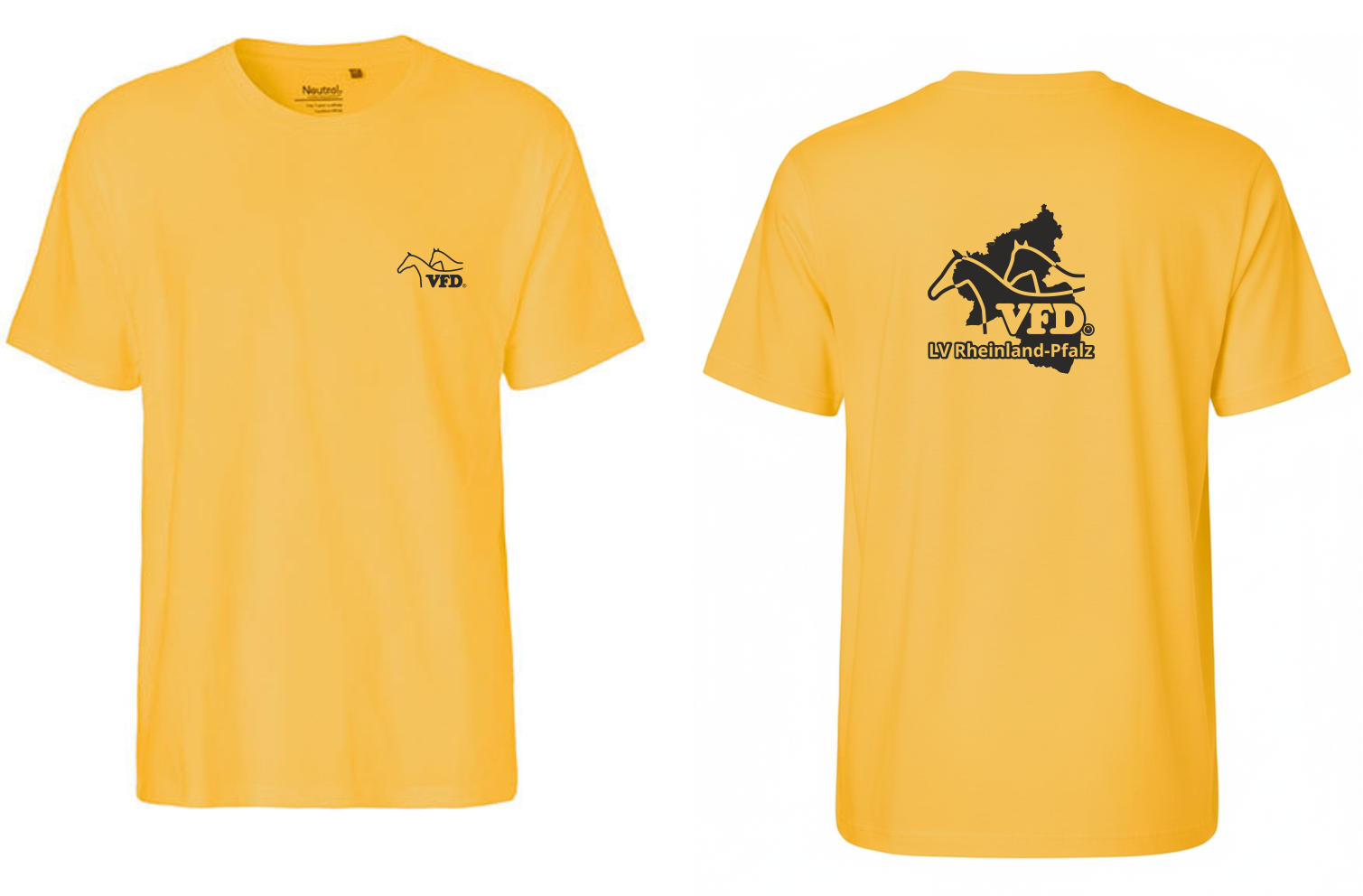 VFD e.V RLP Shop Men T-Shirt bedruckt mit Logo 60001NE