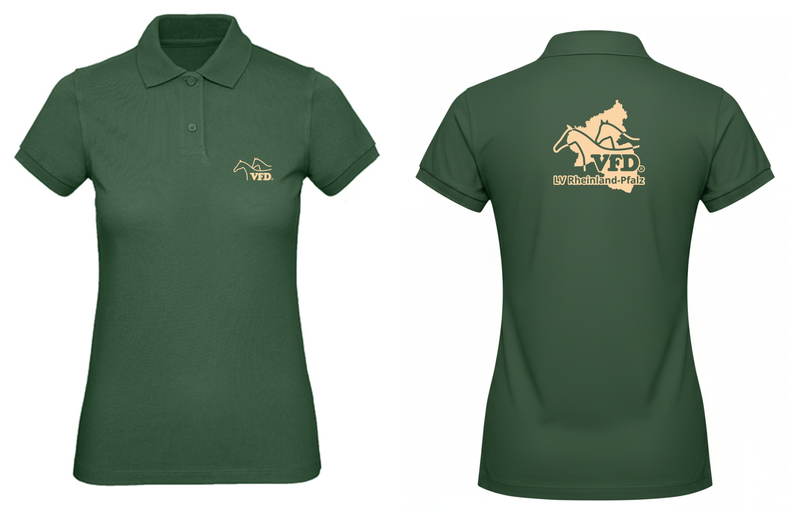 VFD e.V. LV RLP Shop Women Polo-Hemd bedruckt mit Logo 440BCPW