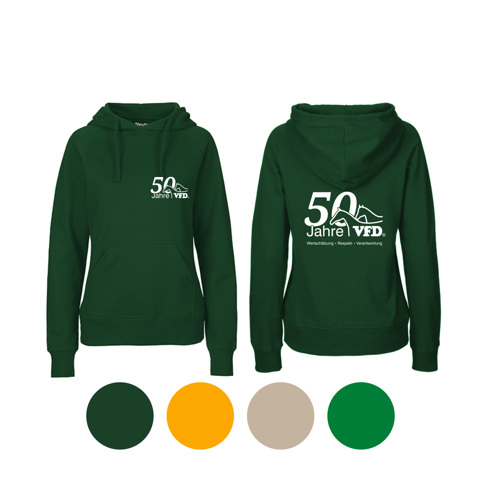 50 Jahre VFD e.V. Women Hoody 83101NE, bedruckt