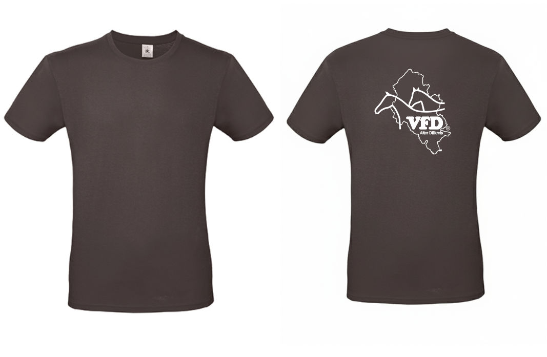 VFD Alter Dillkreis Männer Shirt Men T-Shirt, bedruckt mit einer Variante vom Logo BCTU01T#150