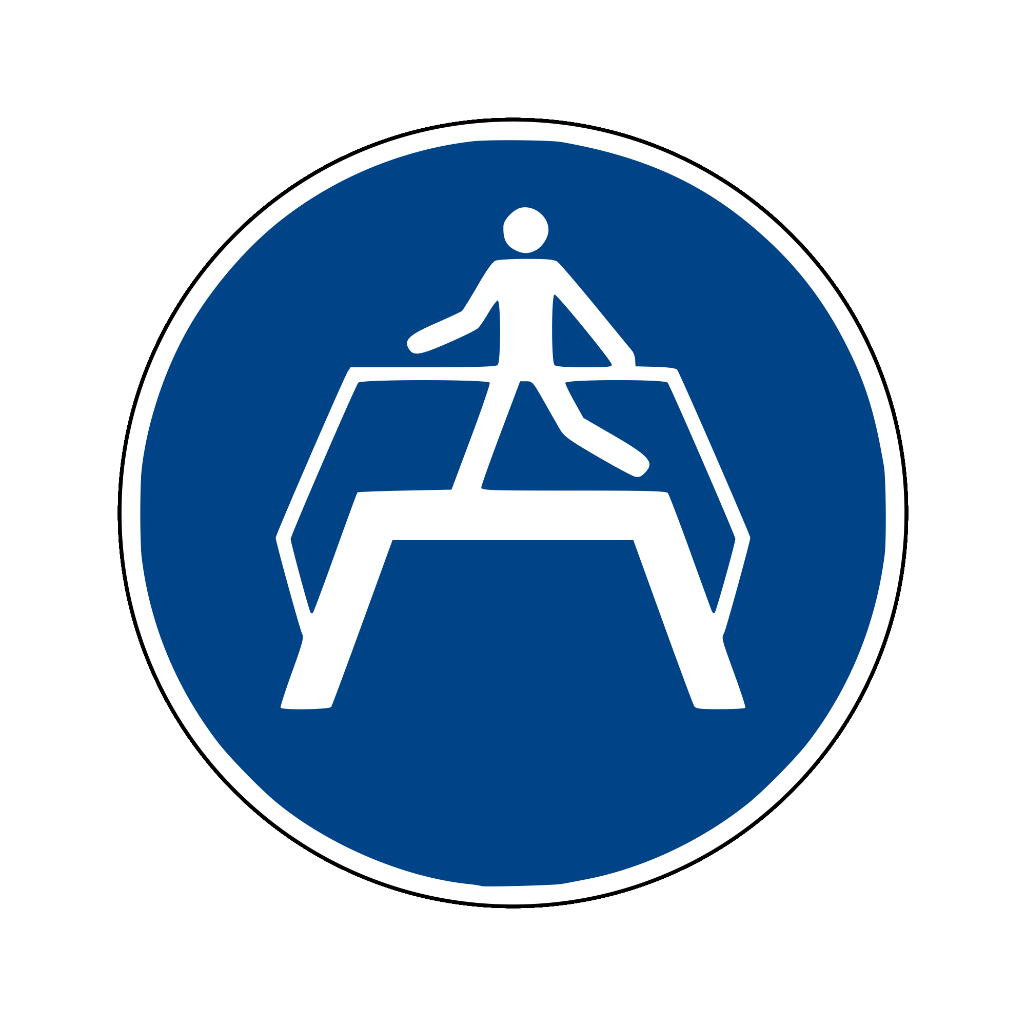 Gebotszeichen nach DIN EN ISO 7010