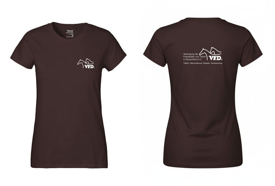 VFD Shop Women T-Shirt bedruckt mit Logo 80001NE