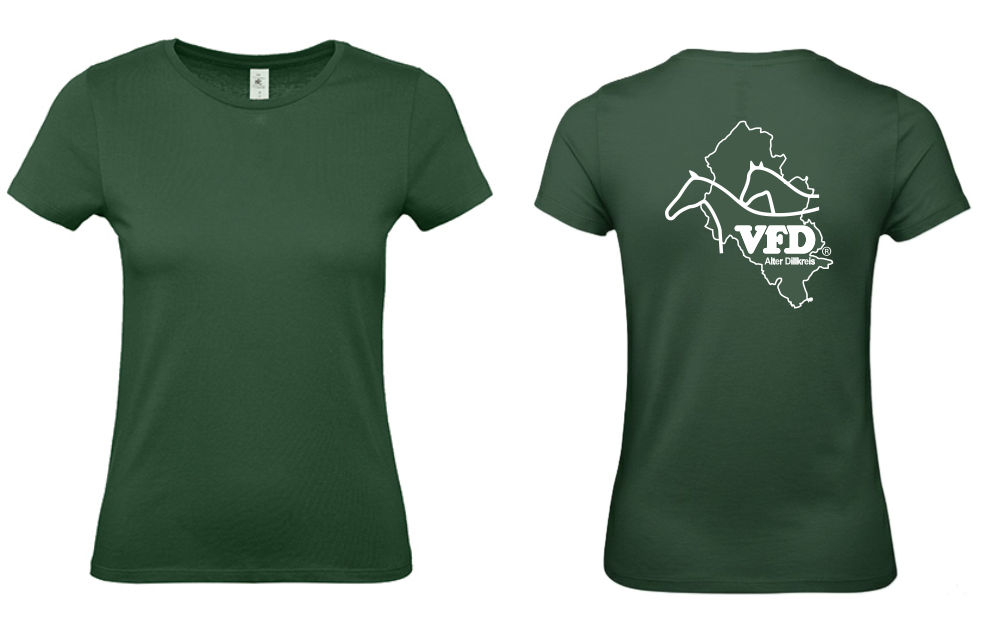 VFD Alter Dillkreis Frauen Shirt Women T-Shirt bedruckt mit einer Variante vom Logo BCTW02T#150