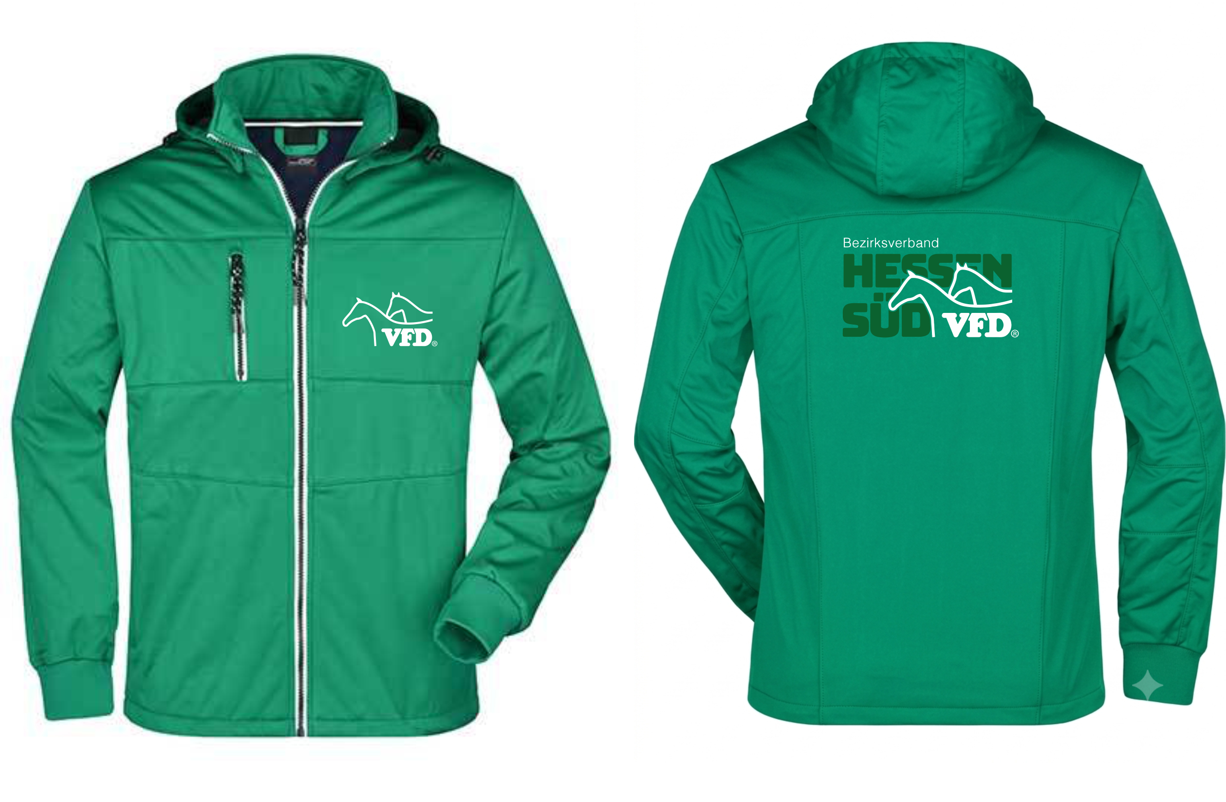 VFD e.V. BV Hessen Süd Wind und Wasserdichte Männer Men`s  Maritime Jacket Softshell Jacke 1078JN