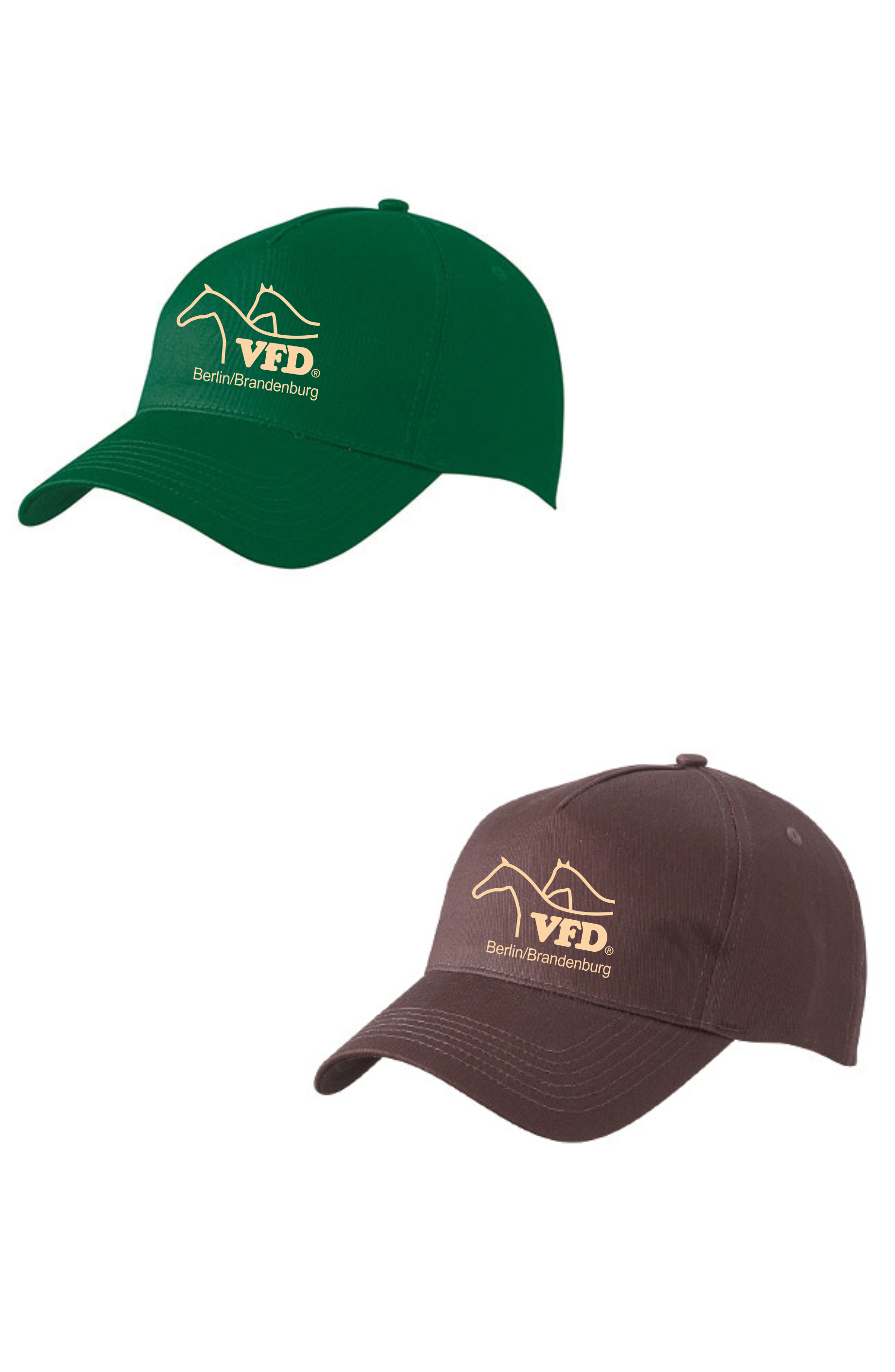 VFD e.V. LV BB Shop Basecap in 2Farben bestickt mit Logo 6117MB