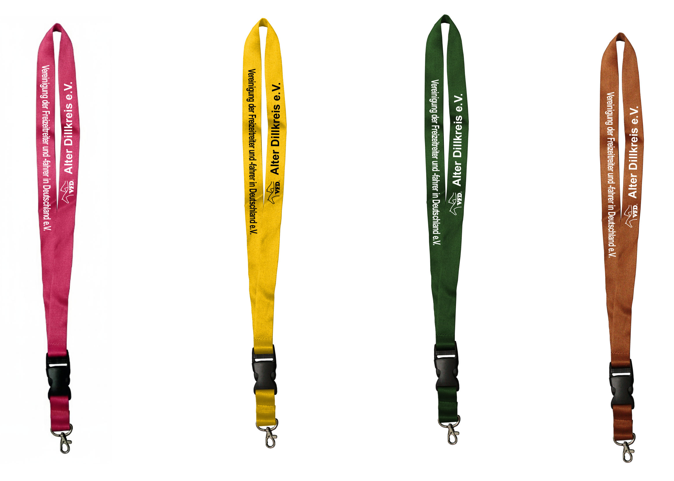 VFD e.V. Alter Dillkreis Schlüsselband bedruckt, in verschiedenen Farben lieferbar
