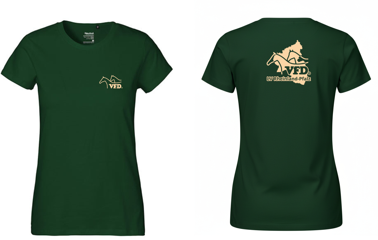 VFD e.V. LV RLP Shop Women T-Shirt bedruckt mit Logo 80001NE