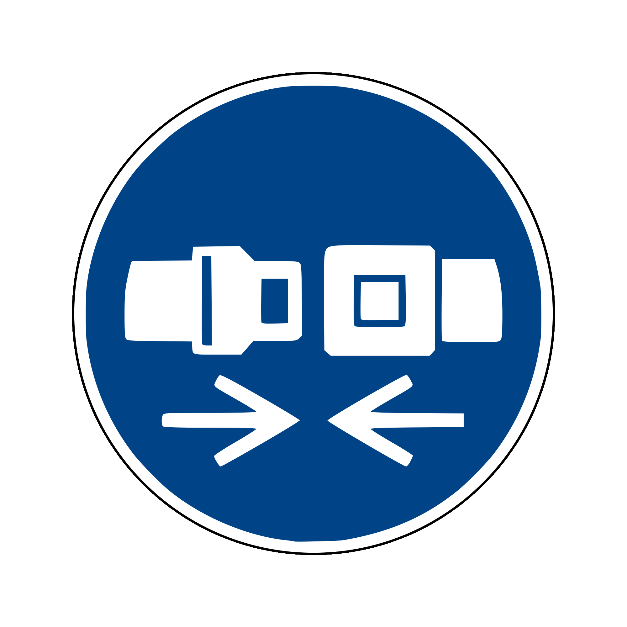 Gebotszeichen nach DIN EN ISO 7010