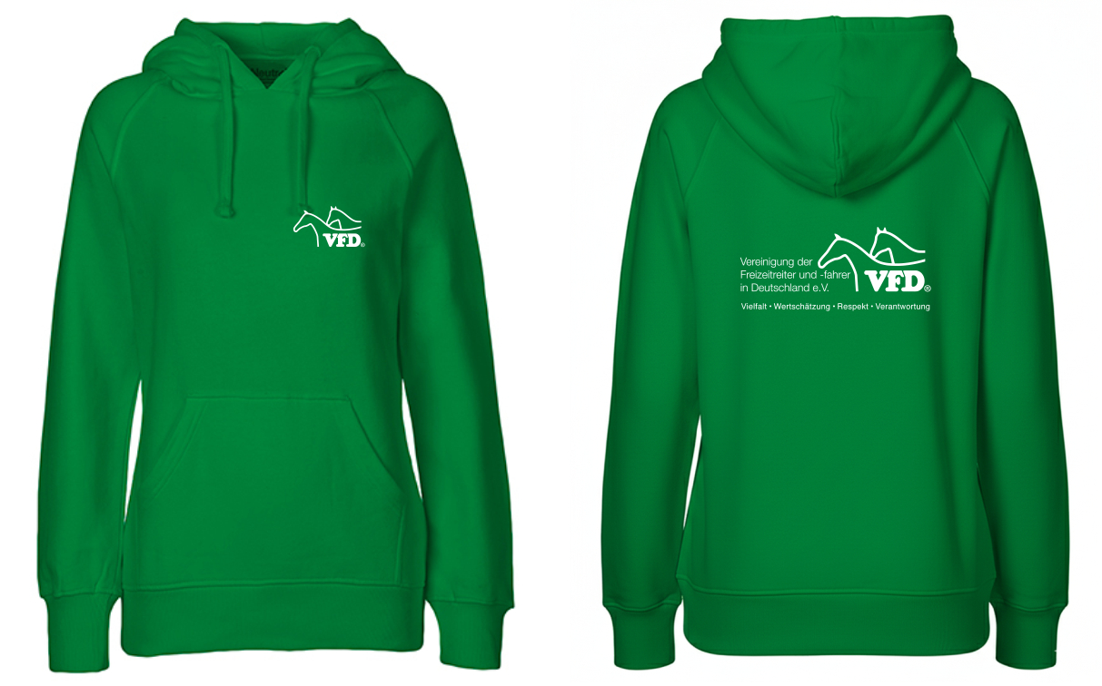 VFD Shop Women Hoody bedruckt mit Logo 83101NE