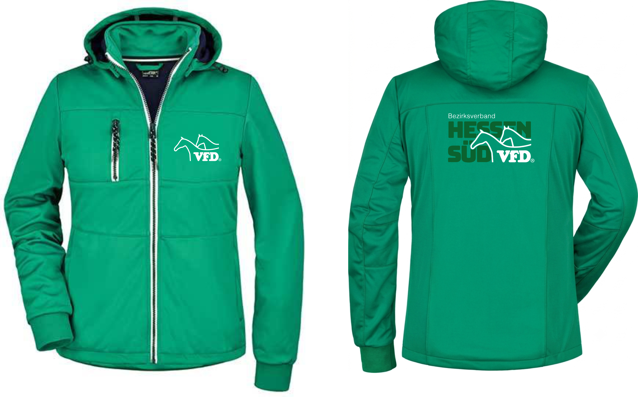 VFD e.V. BV Hessen Süd Wind und Wasserdichte Ladie`s Women Frauen Maritime Jacket Softshell Jacke 1077JN