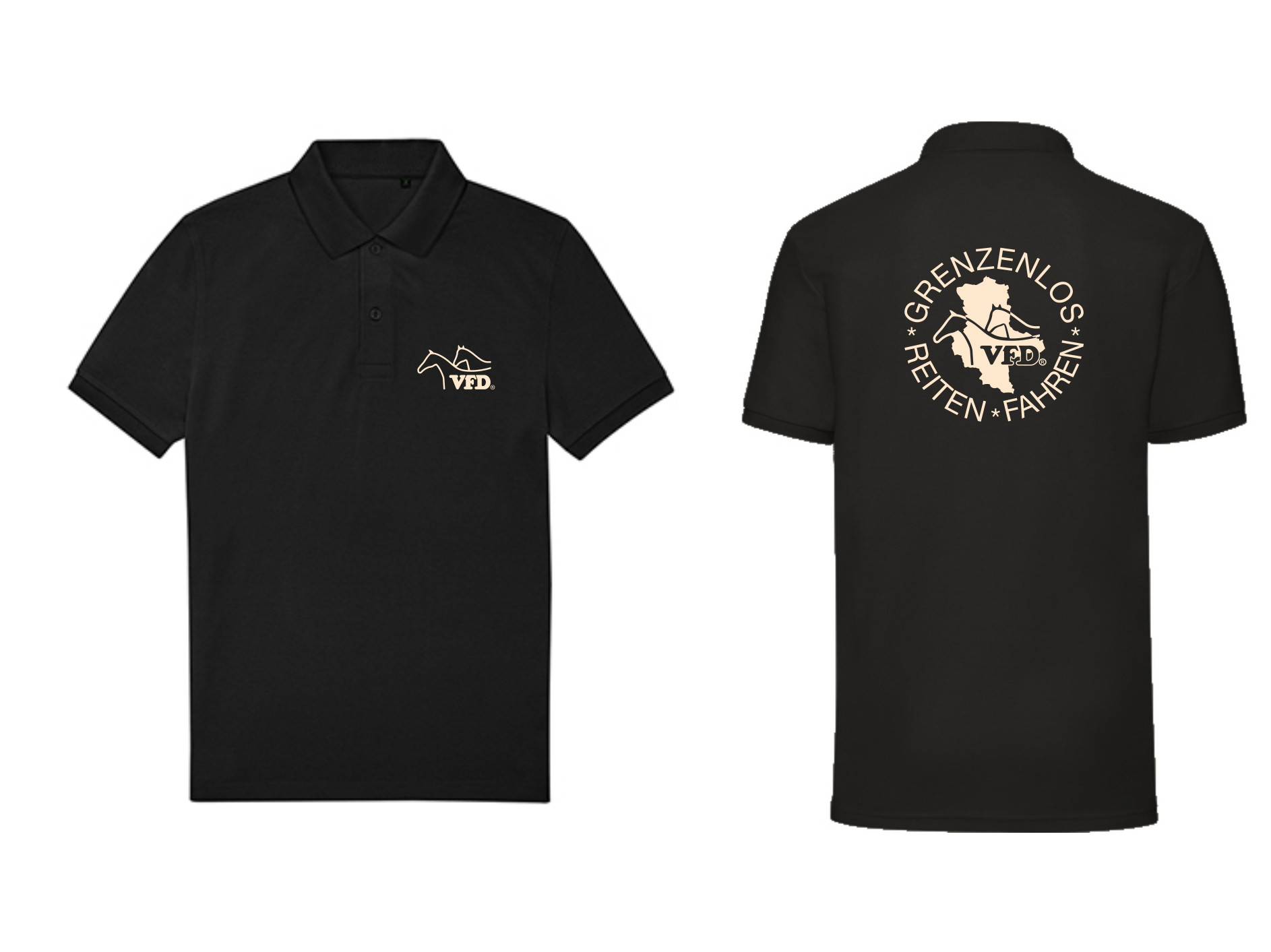 VFD e.V. Sachsen Anhalt Männer Polohemd Men Polo Hemd bedruckt mit Logo BCPU424