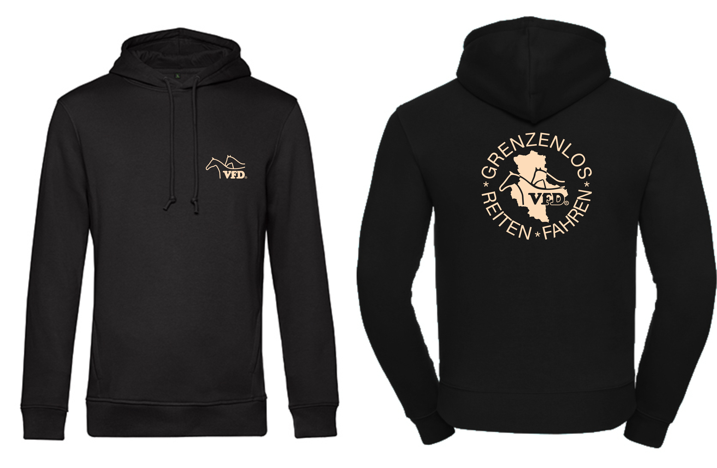 VFD e.V. Sachsen-Anhalt Männer Men Hoodie bedruckt mit Logo BCWU33B