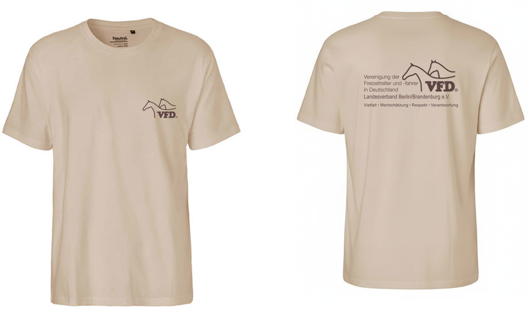VFD e.V. LV BB Shop Men T-Shirt bedruckt mit Logo 60001NE