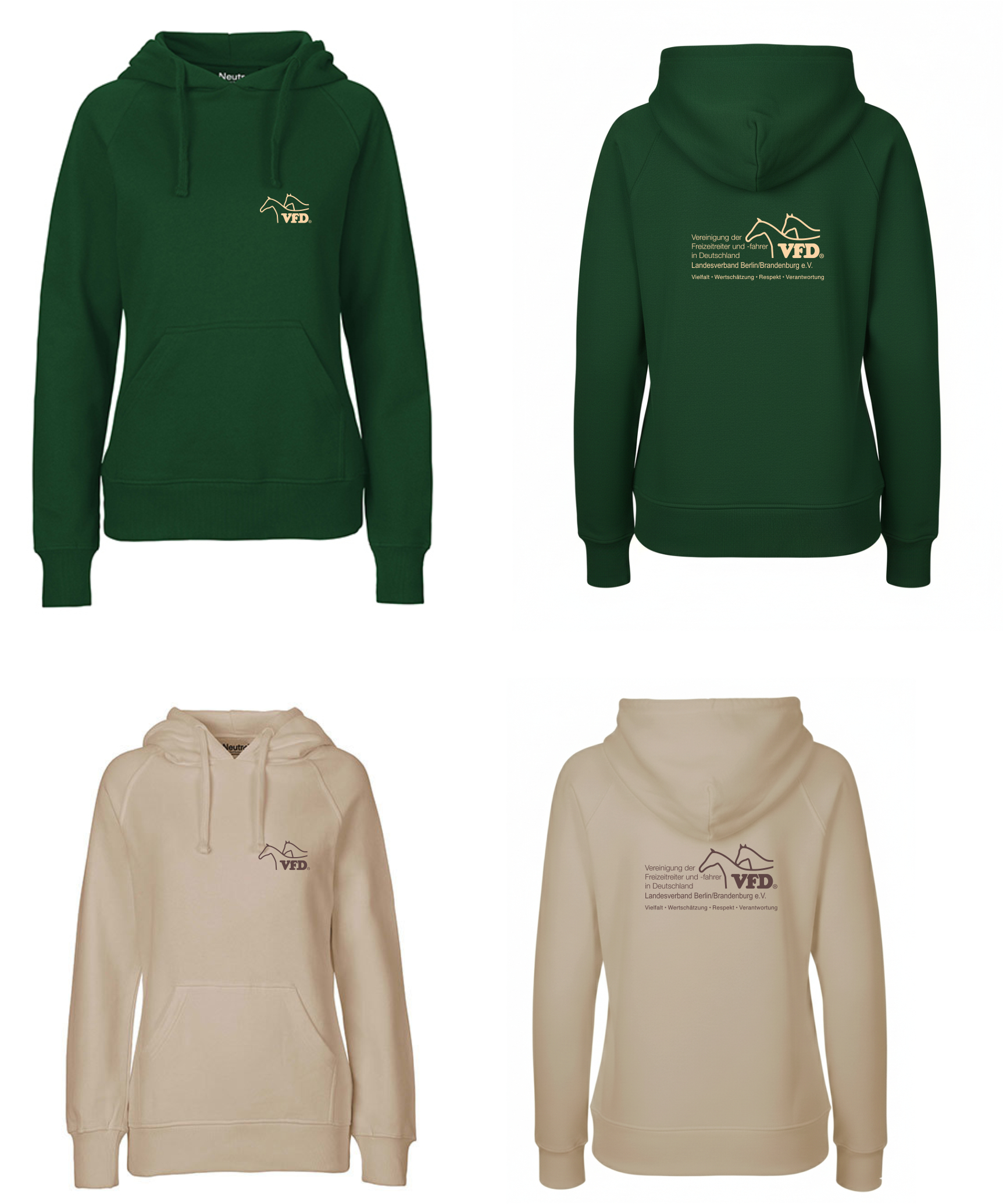 VFD e.V. BB Shop Women Hoody bedruckt mit Logo 83101NE