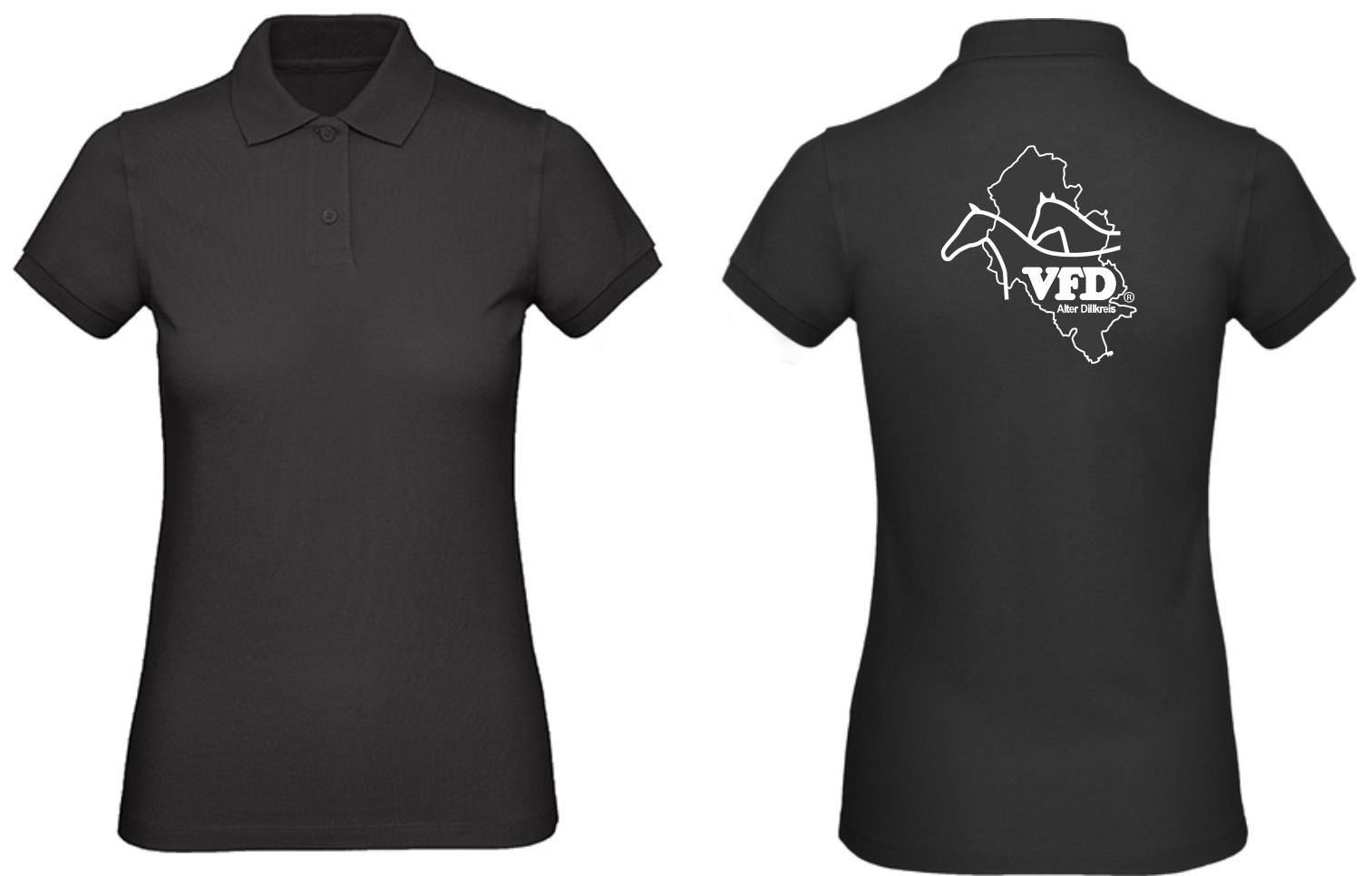 VFD Alter Dillkreis Polo Frauen Women Polo-Hemd bedruckt mit einer Variante vom Logo 440BCPW