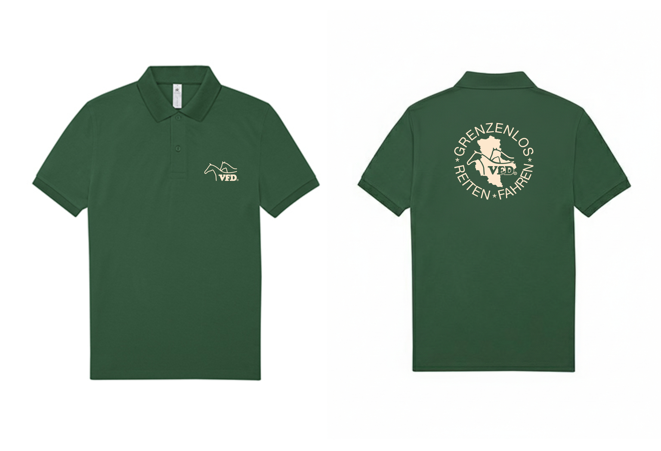 VFD e.V. Sachsen Anhalt Männer Polohemd Men Polo Hemd bedruckt mit Logo BCPU424
