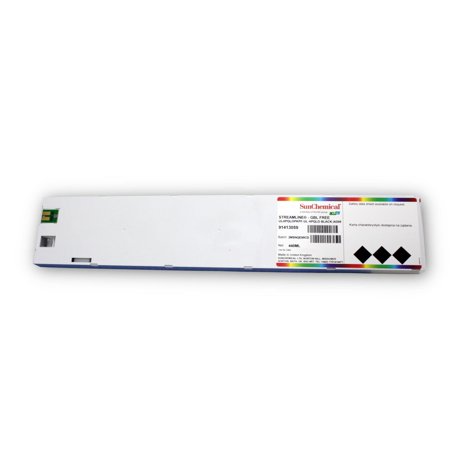 MIMAKI Tinte SS21 Sun Chemical STREAMLINE HPQLO 440ml Kartuschen