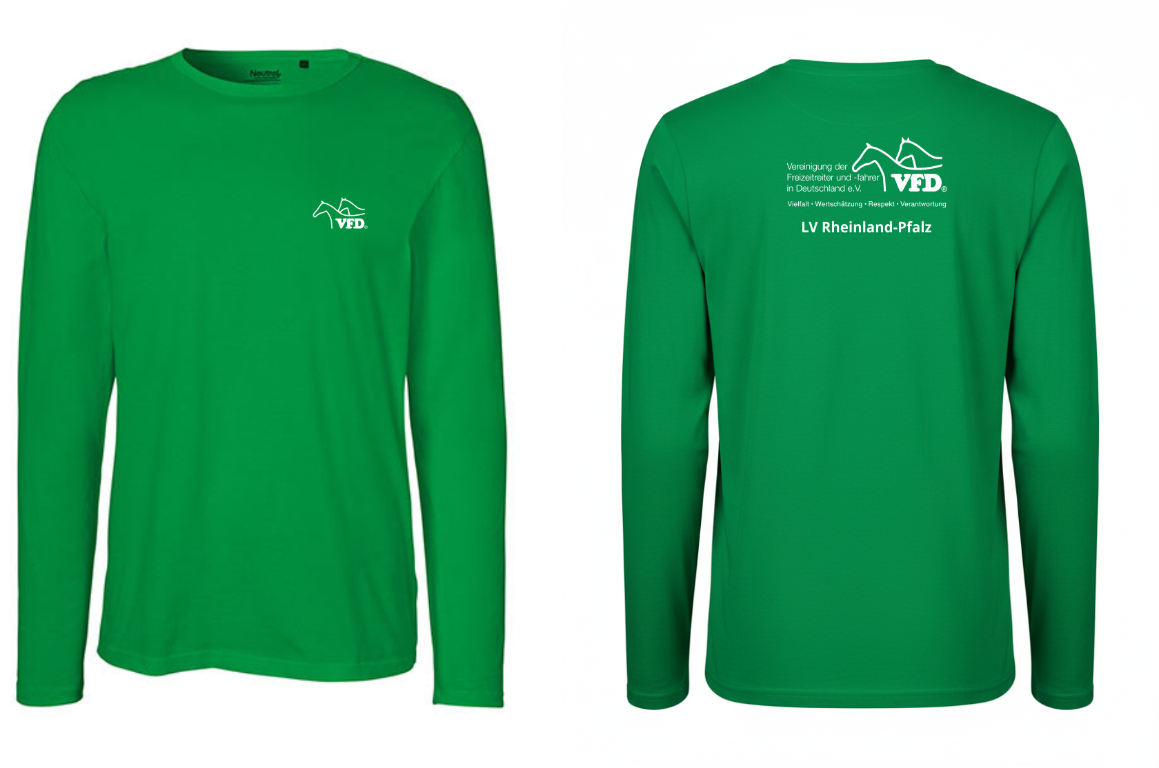 VFD e.V. LV RLP Shop Men Long Sleeve T-Shirt bedruckt mit Logo 61050NE