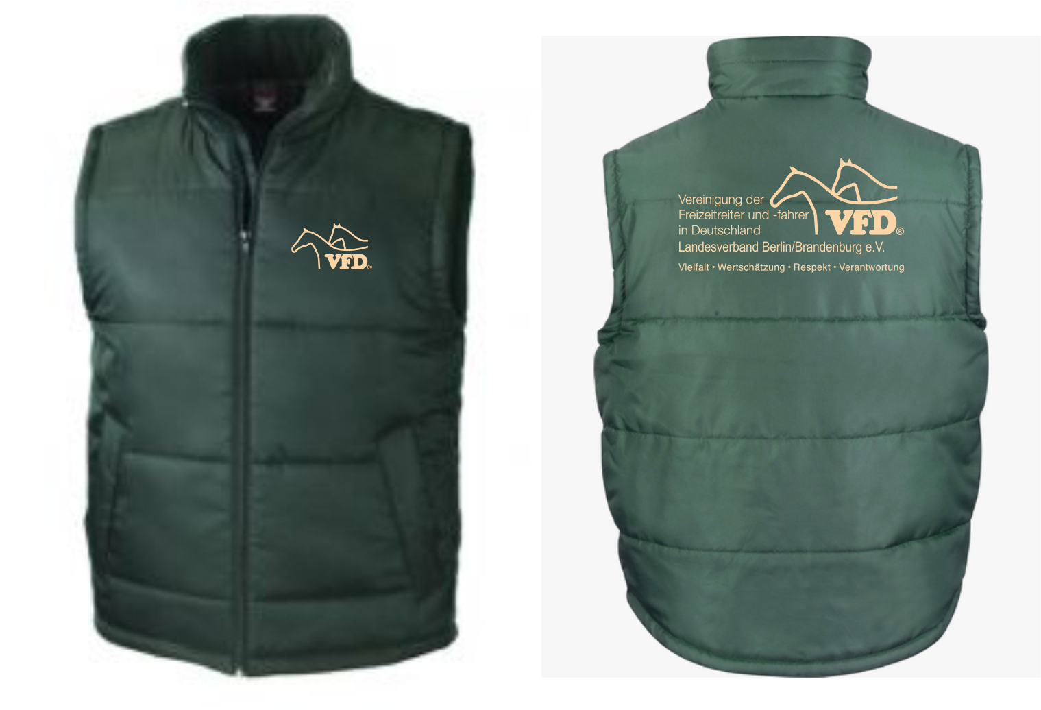 VFD e.V. LV BB - Body Warmer bestickt mit VFD Logo Brust + Rücken 208RT