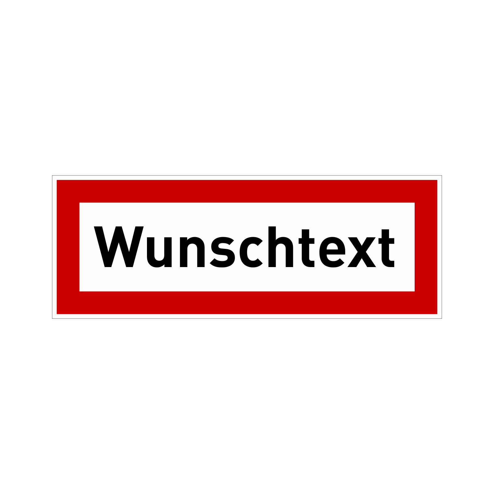 Hinweisaufkleber für Feuerwehr nach DIN 4066
