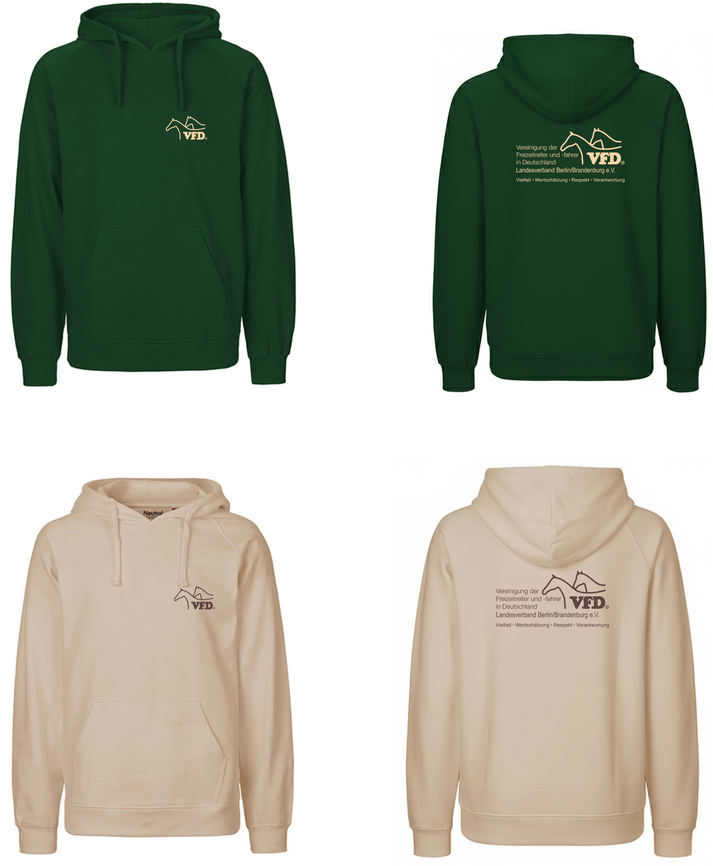 VFD e.V. BB Shop Men Hoody bedruckt mit Logo 63101NE