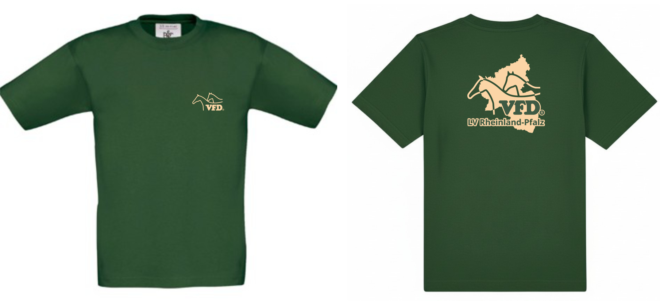 VFD e.V. LV RLP Shop Kinder T-Shirt Kids Shirt bedruckt auf Brust + Rücken BCTK300