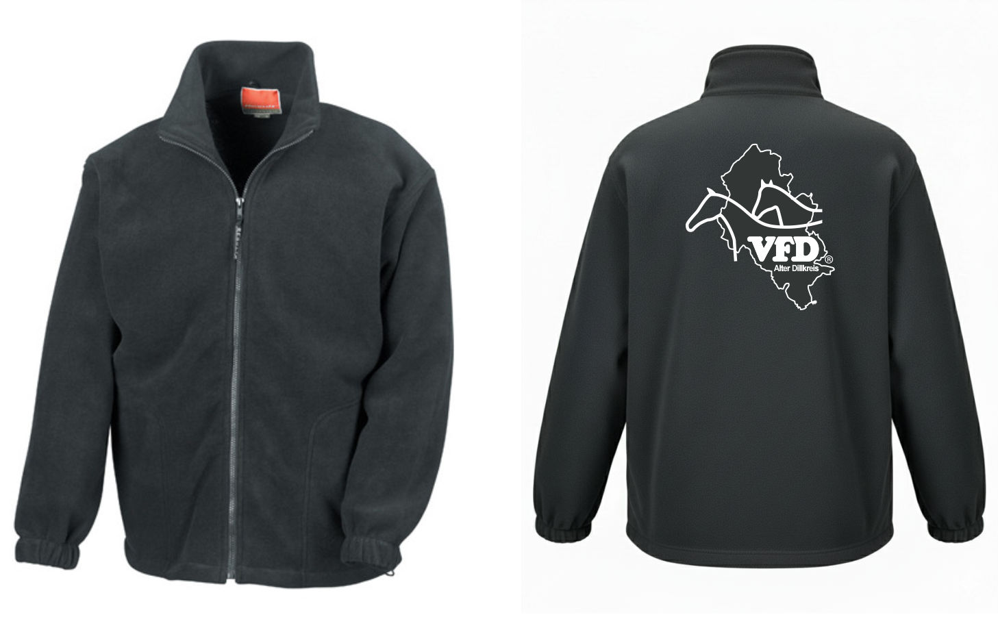 VFD Alter Dillkreis - Fleecejacke Polartherm Unisex bestickt mit einer Variante vom Logo RT36A