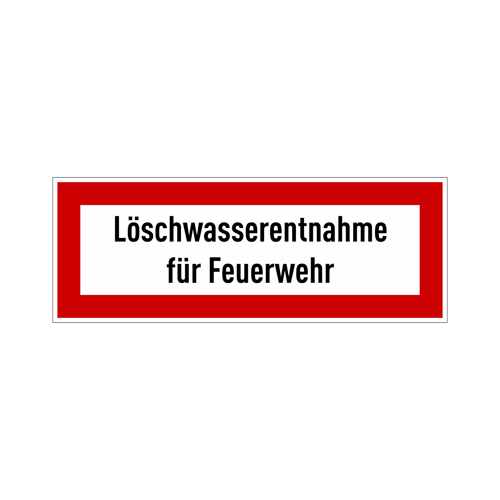 Hinweisaufkleber für Feuerwehr nach DIN 4066