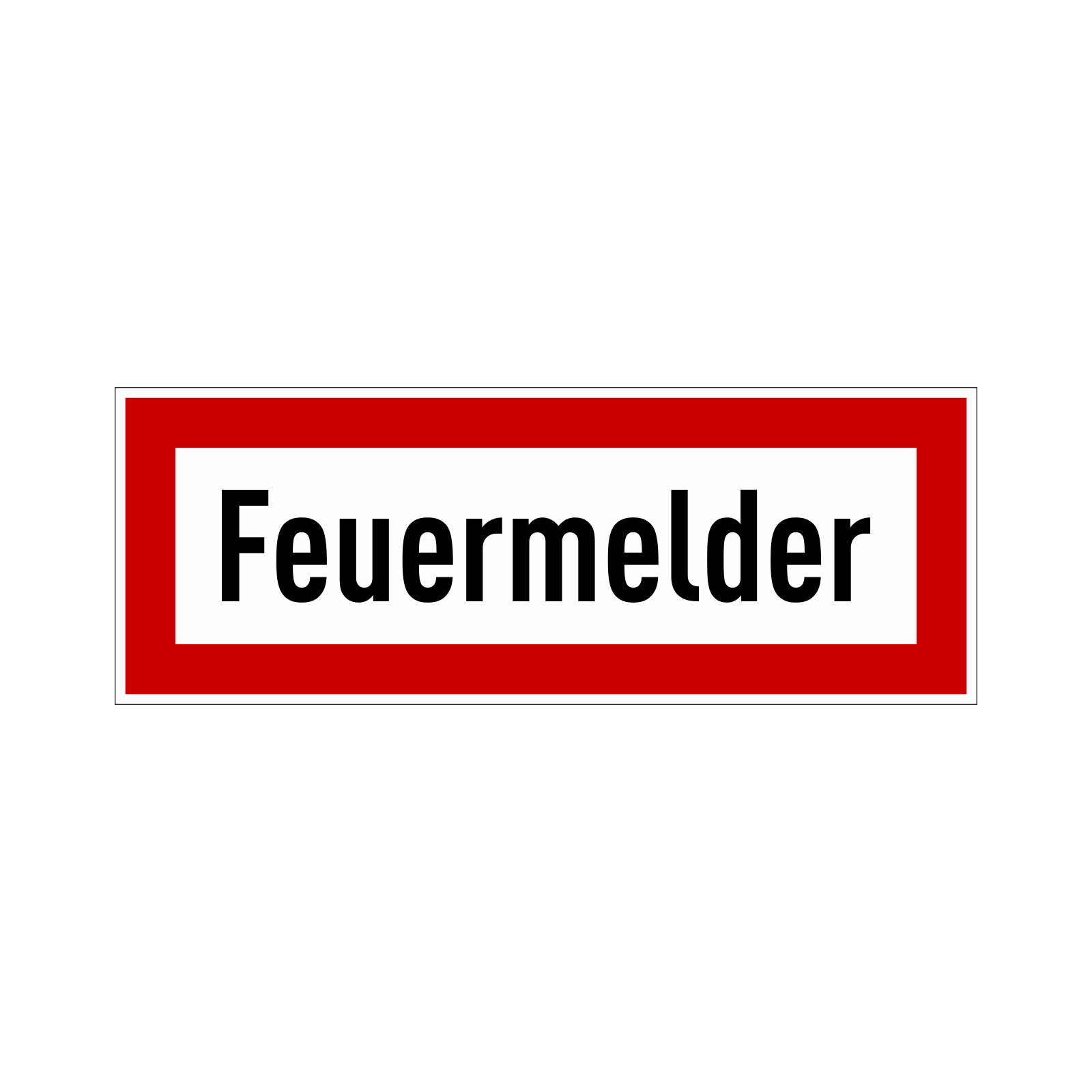 Hinweisaufkleber für Feuerwehr nach DIN 4066