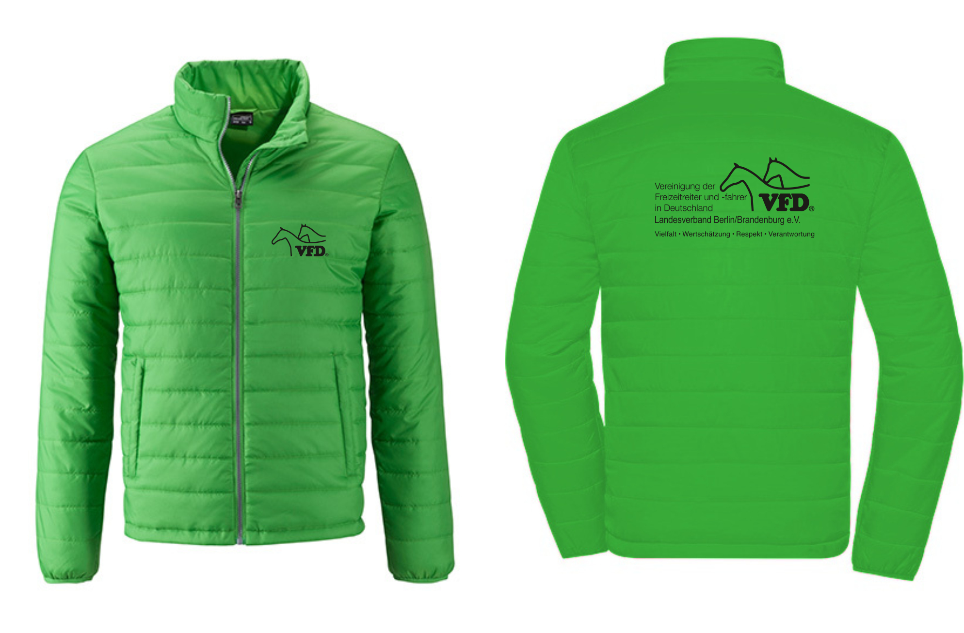 VFD e.V. LV BB Shop Men Padded Jacket , bestickt auf Brust + Rücken 1120JN