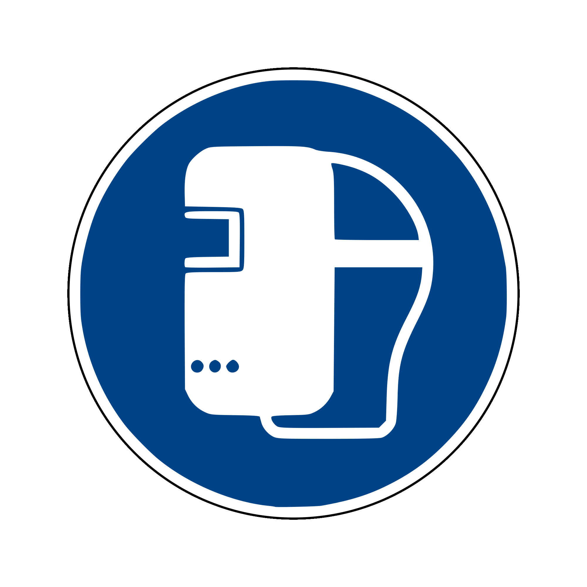 Gebotszeichen nach DIN EN ISO 7010