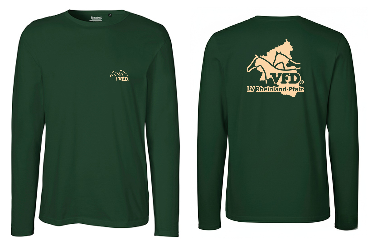 VFD e.V. LV RLP Shop Men Long Sleeve T-Shirt bedruckt mit Logo 61050NE