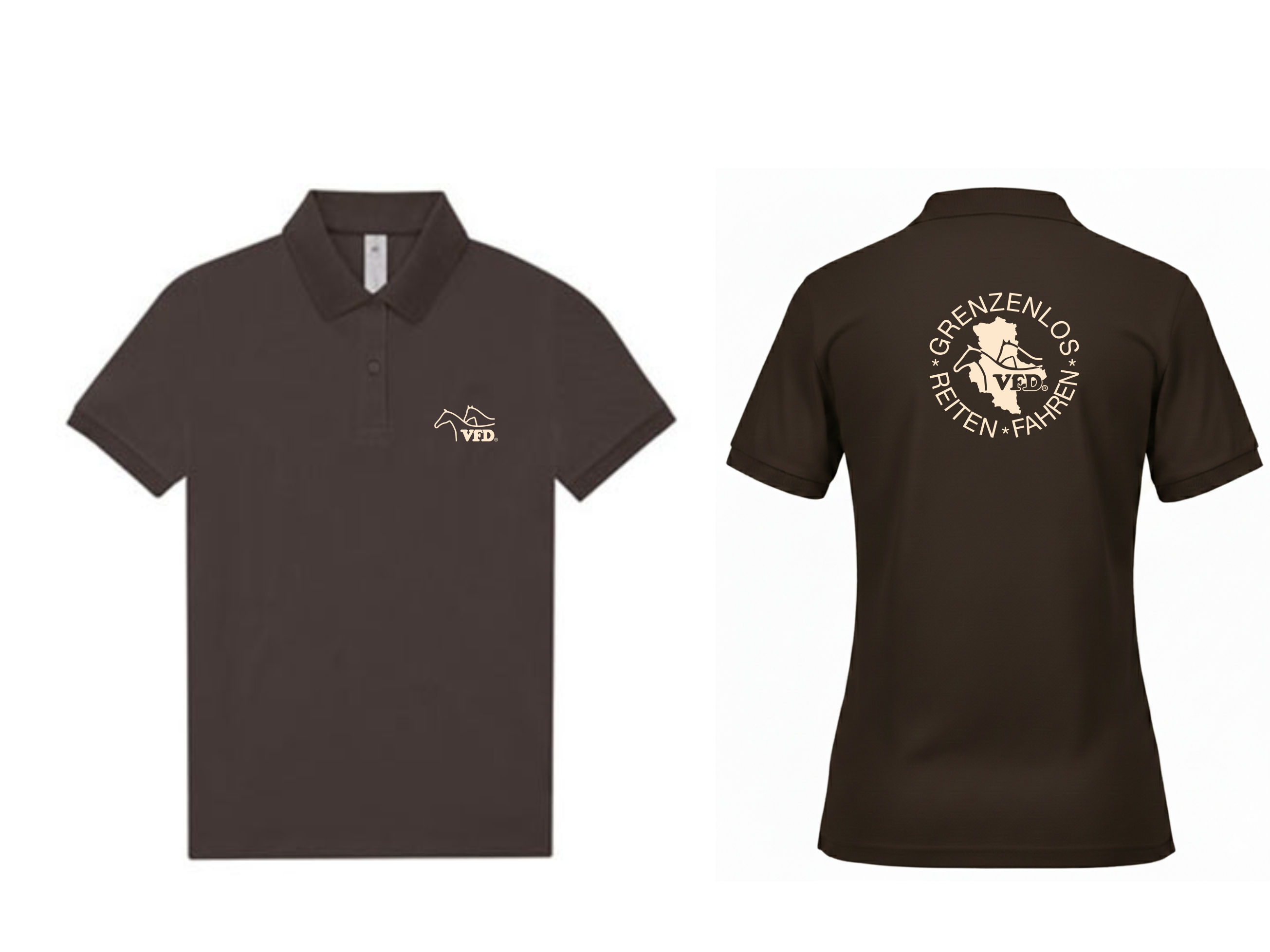 VFD e.V. Sachsen Anhalt Frauen Polohemd Polo Hemd bedruckt mit Logo BCPW461