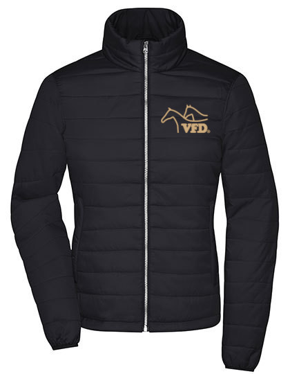 VFD Women JN Padded Jacket 1119JN, bestickt mit VFD-Logo