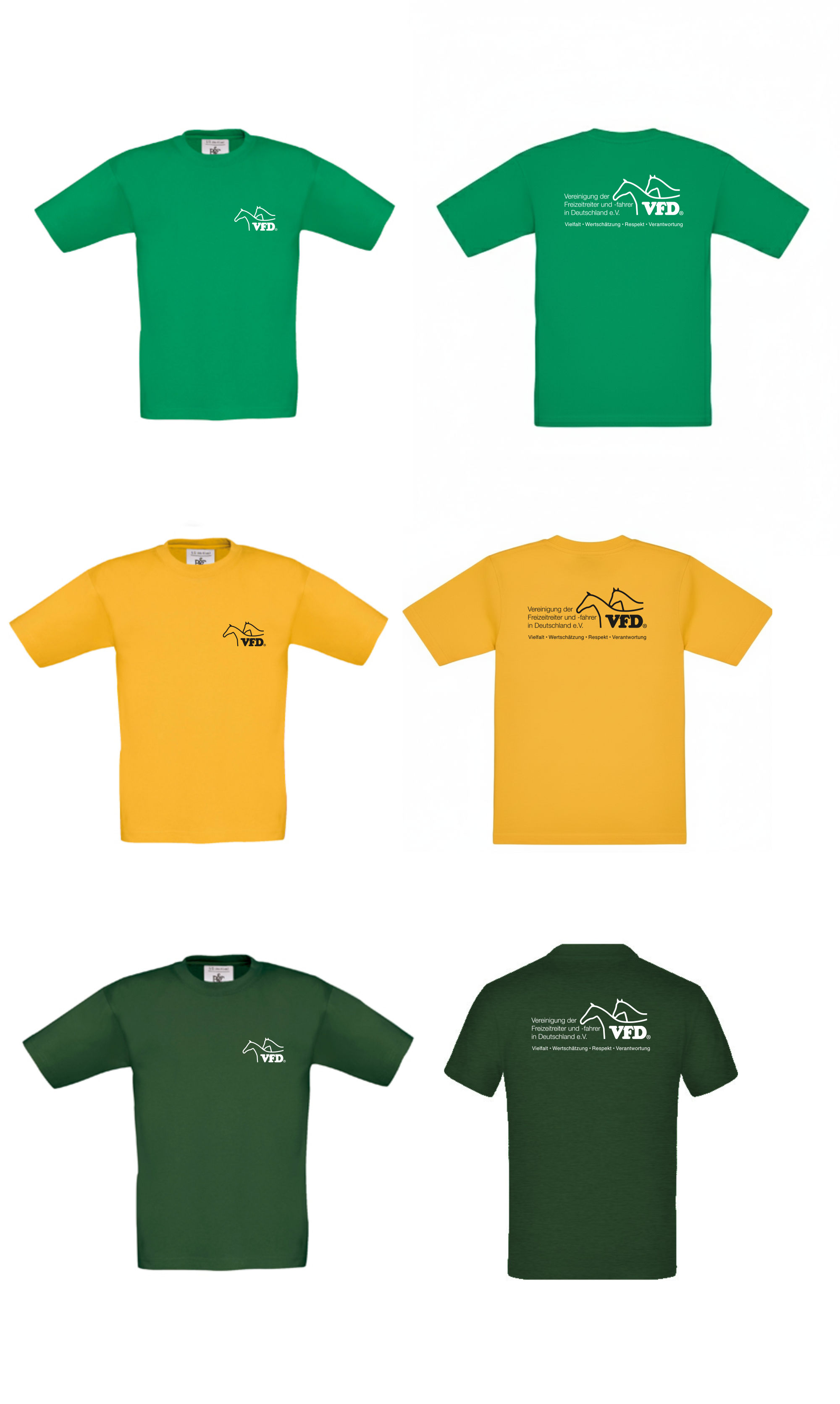 VFD Shop Kinder T-Shirt  bedruckt mit Logo 300BCTK