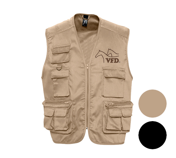 VFD e.V. Wanderreiter-Weste, SOL 836L Jacket Wild, Unisex, mit gestickten Logo