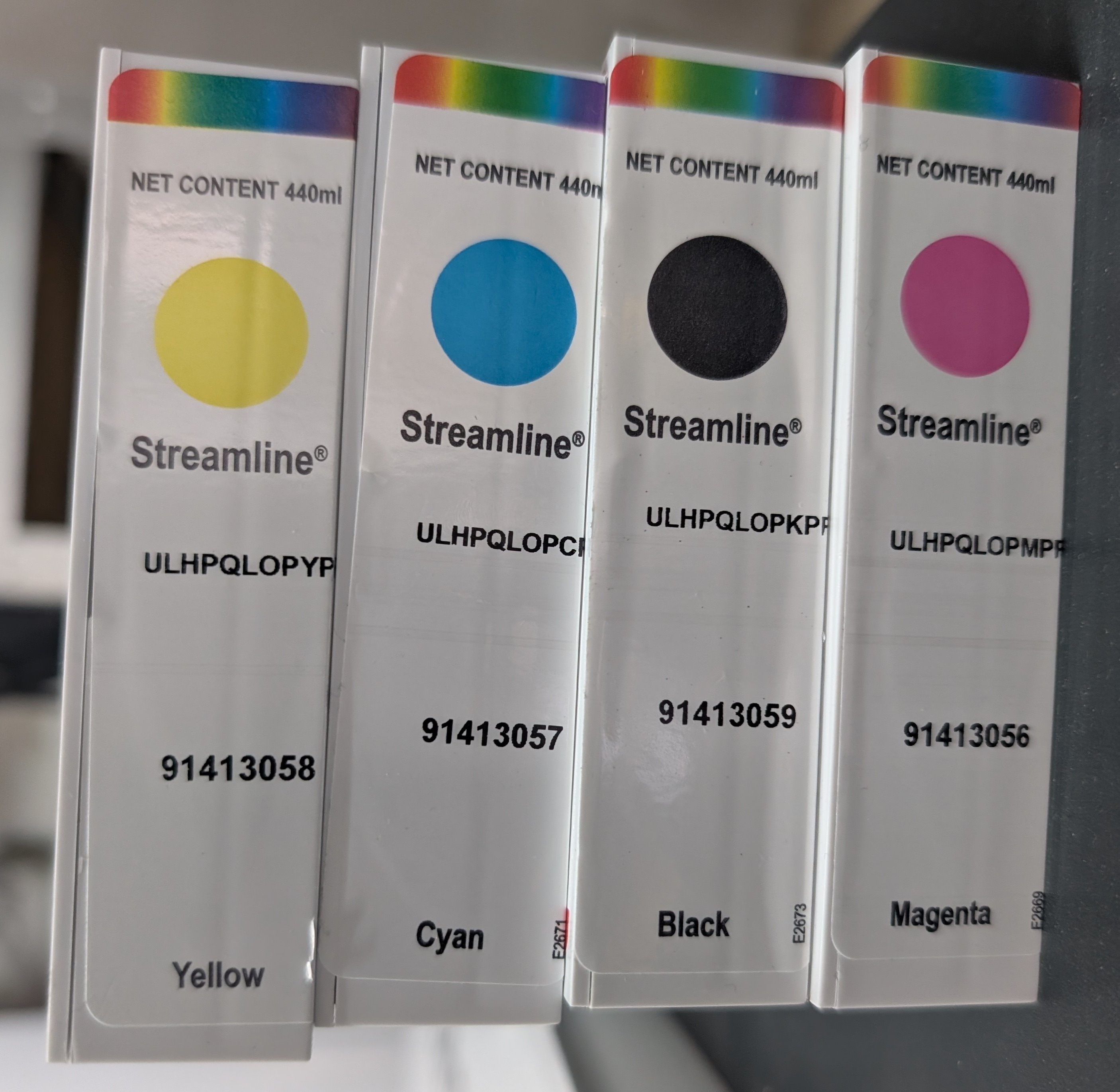 MIMAKI Tinte SS21 Sun Chemical STREAMLINE HPQLO 440ml Kartuschen