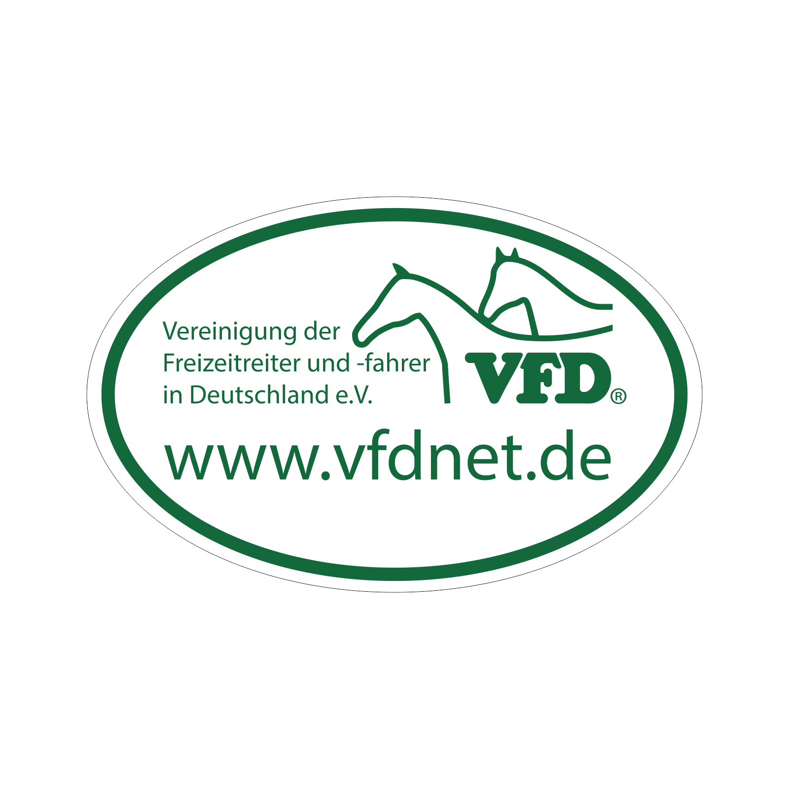 VFD Shop Aufkleber Logo des Bundesverbandes