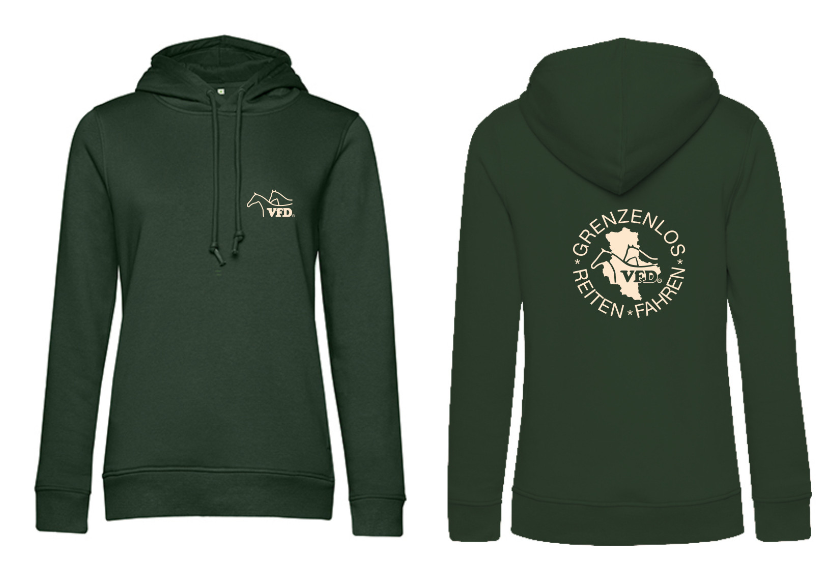 VFD e.V. Sachsen-Anhalt Frauen Hoodie bedruckt mit Logo BCWW34B