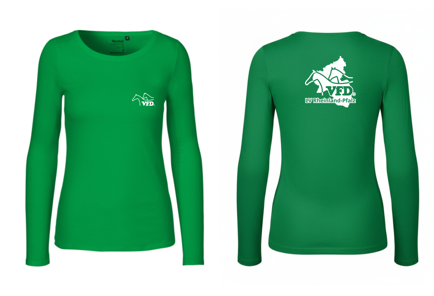 VFD e.V. LV RLP Shop Women Long Sleeve T-Shirt bedruckt mit Logo 81050NE