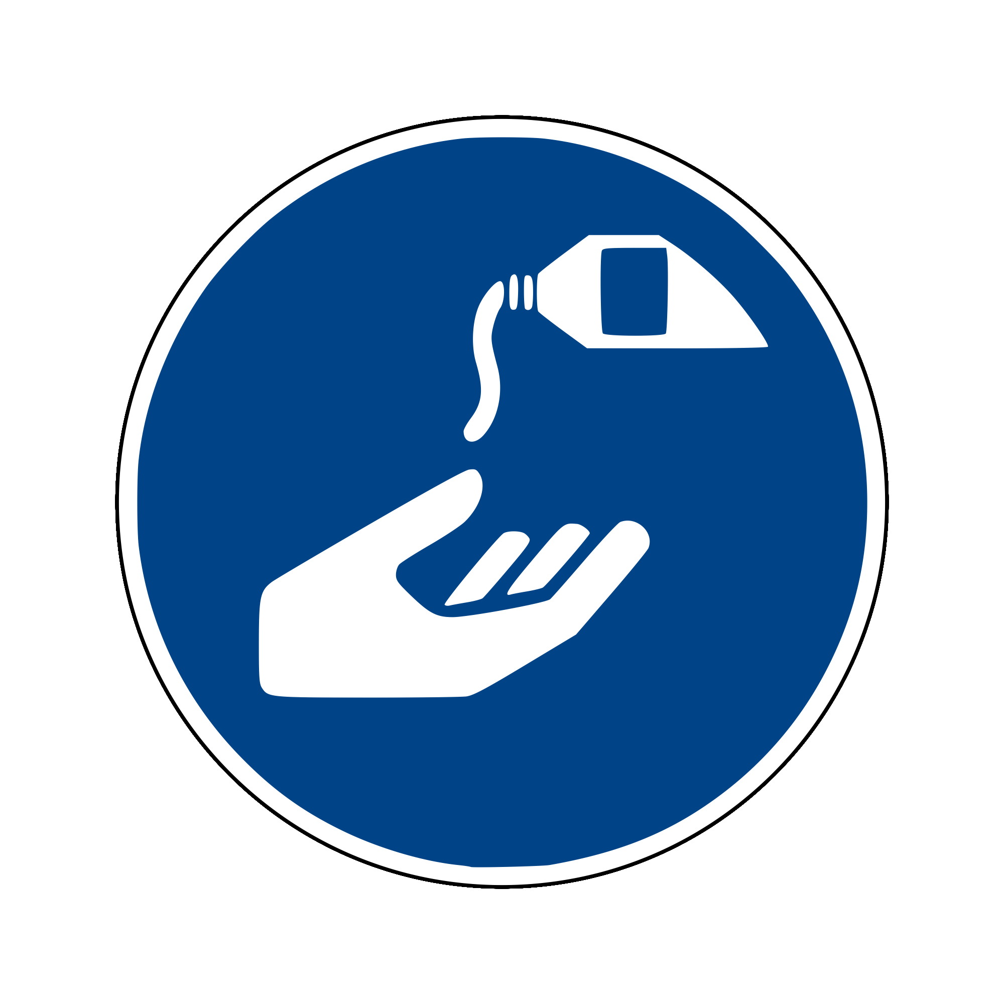 Gebotszeichen nach DIN EN ISO 7010
