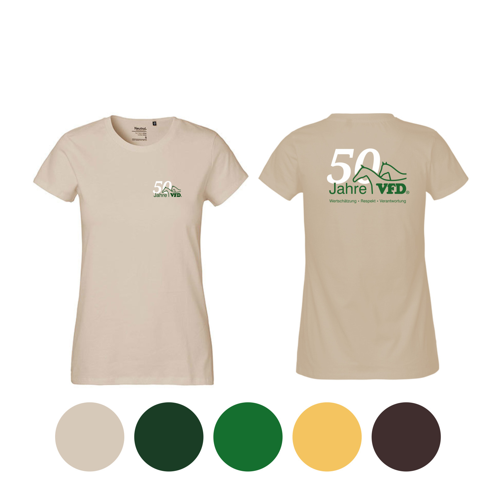 50 Jahre VFD e.V. Women T-Shirt 80001NE, bedruckt