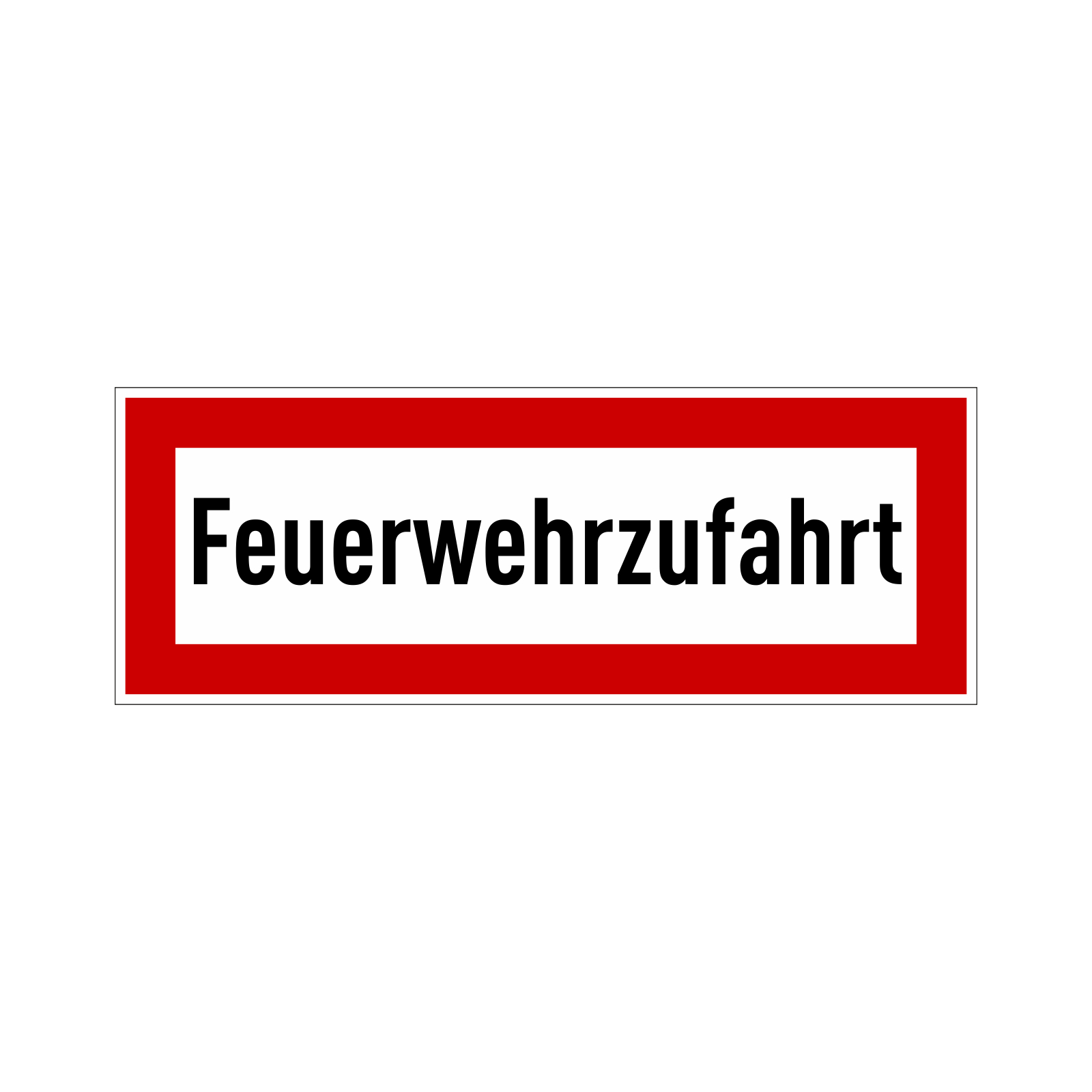 Hinweisaufkleber für Feuerwehr nach DIN 4066