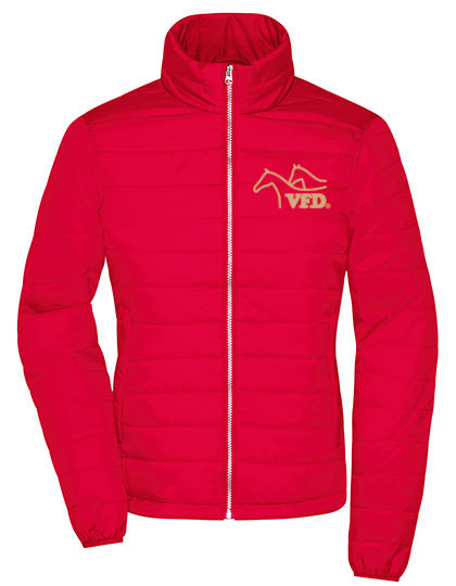 VFD Women JN Padded Jacket 1119JN, bestickt mit VFD-Logo