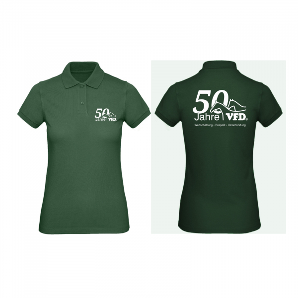 50 Jahre VFD e.V. Women Polo-Hemd BC 440BCPW , bedruckt