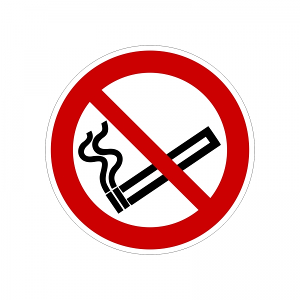"Rauchen / Dampfen verboten" Aufkleber
