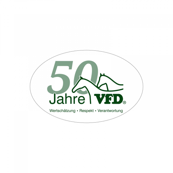 50 Jahre VFD e.V. Aufkleber